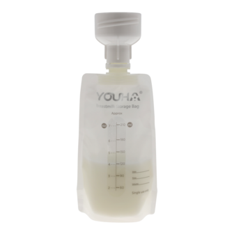 Moedermelk bewaarzakjes met afsluitdop (40 stuks)