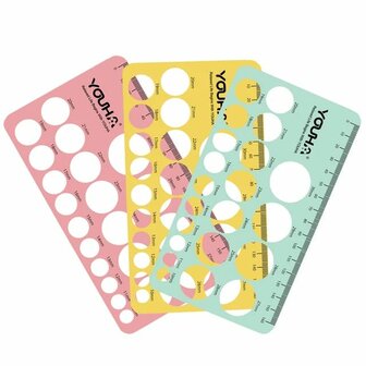 Tepelmeter met meetlint (3 kleuren)