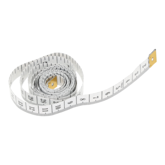 Tepelmeter met meetlint (3 kleuren)