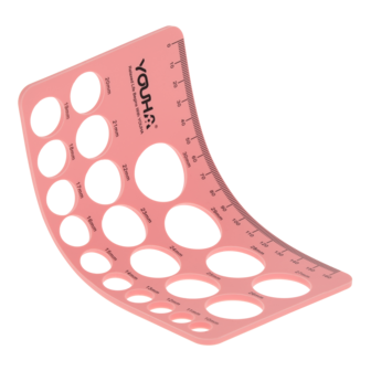 Tepelmeter met meetlint (3 kleuren)