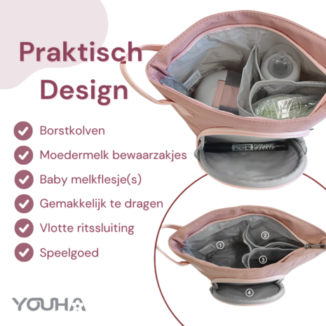 Youha - Luxe kolftas - Roze