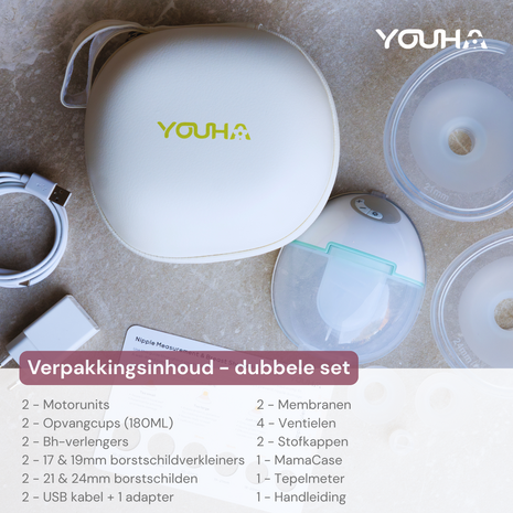Youha Evera - Dubbelzijdige borstkolf