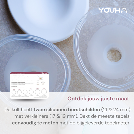 Youha Evera - Dubbelzijdige borstkolf