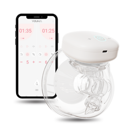 Youha Gen 1 - Enkelzijdige borstkolf met app (24mm)
